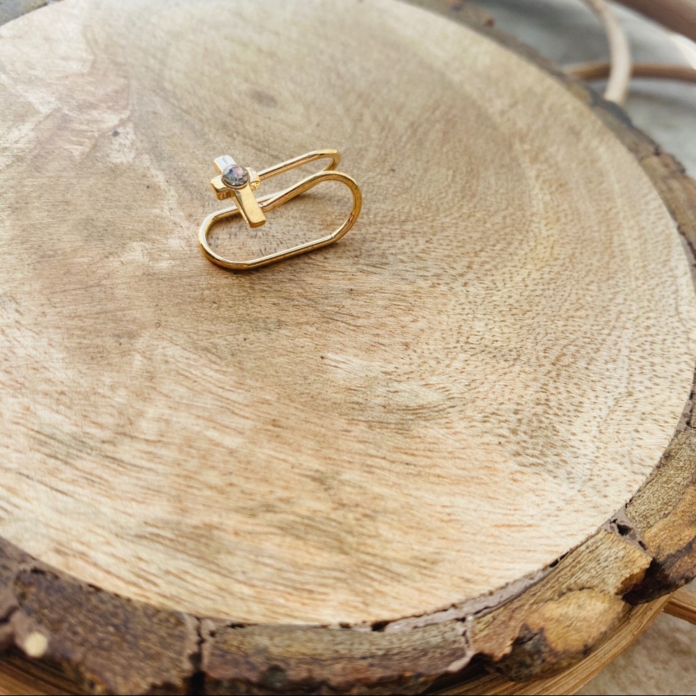 Dainty Cross Ear Cuff